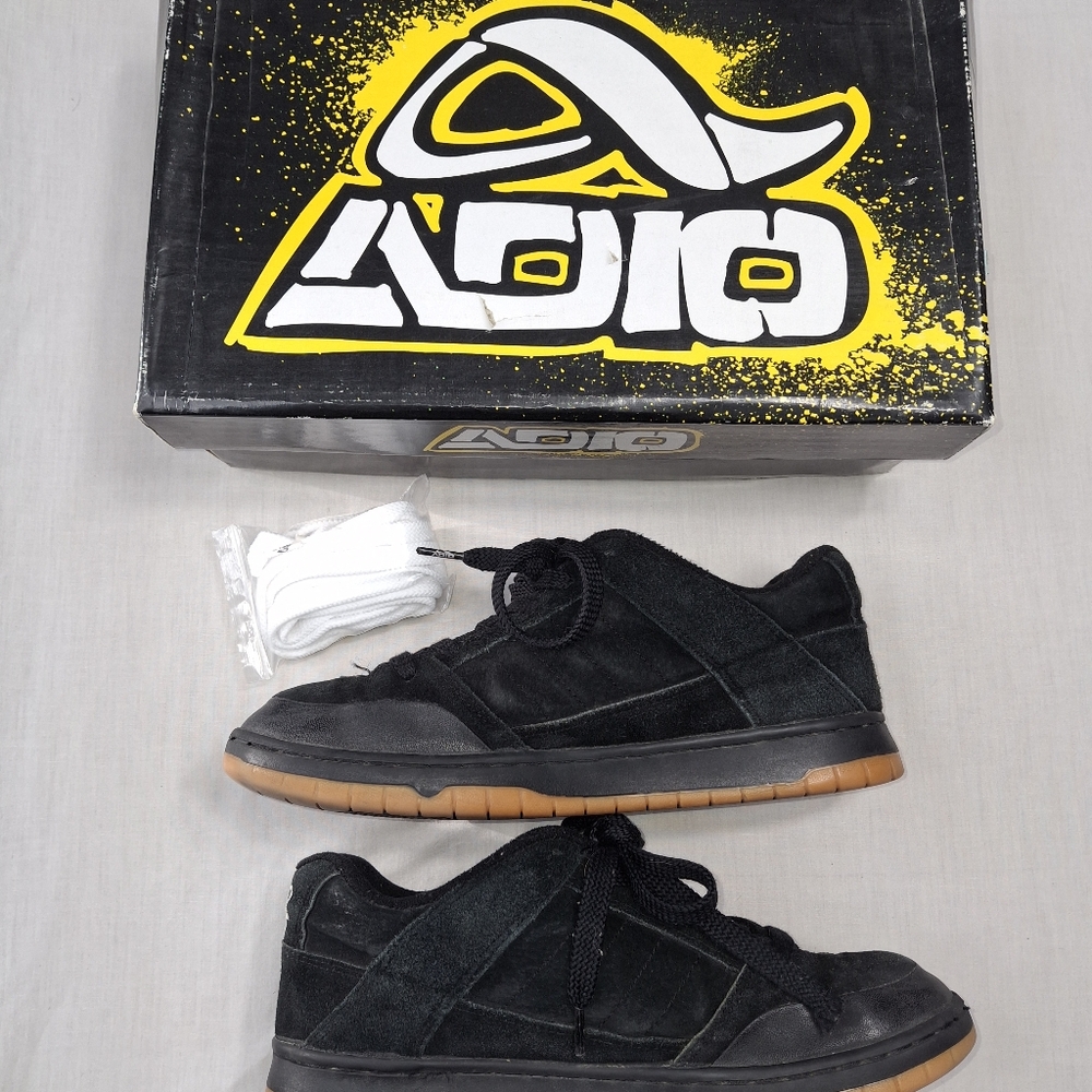 Adio Viva La Bam Cky Black/White Shoes Y2k - Picture 8 of 11